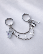 Jungkook Inspired Double Chain Ring Eternal Seven