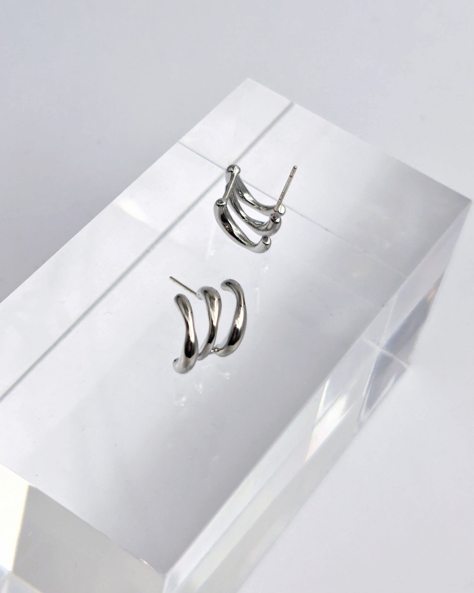 Kolczyki Triple Hoop