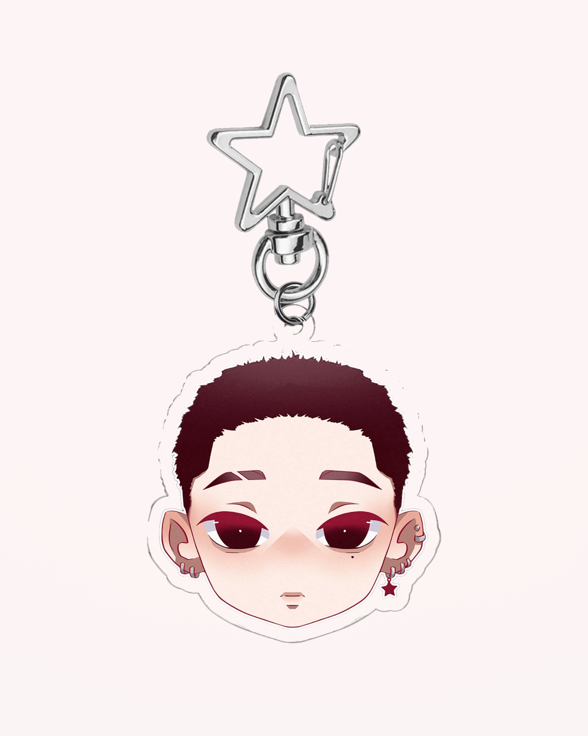 Hyunjin Illustrated Keychain - Nikaneko
