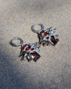 Ruby Mist Earrings