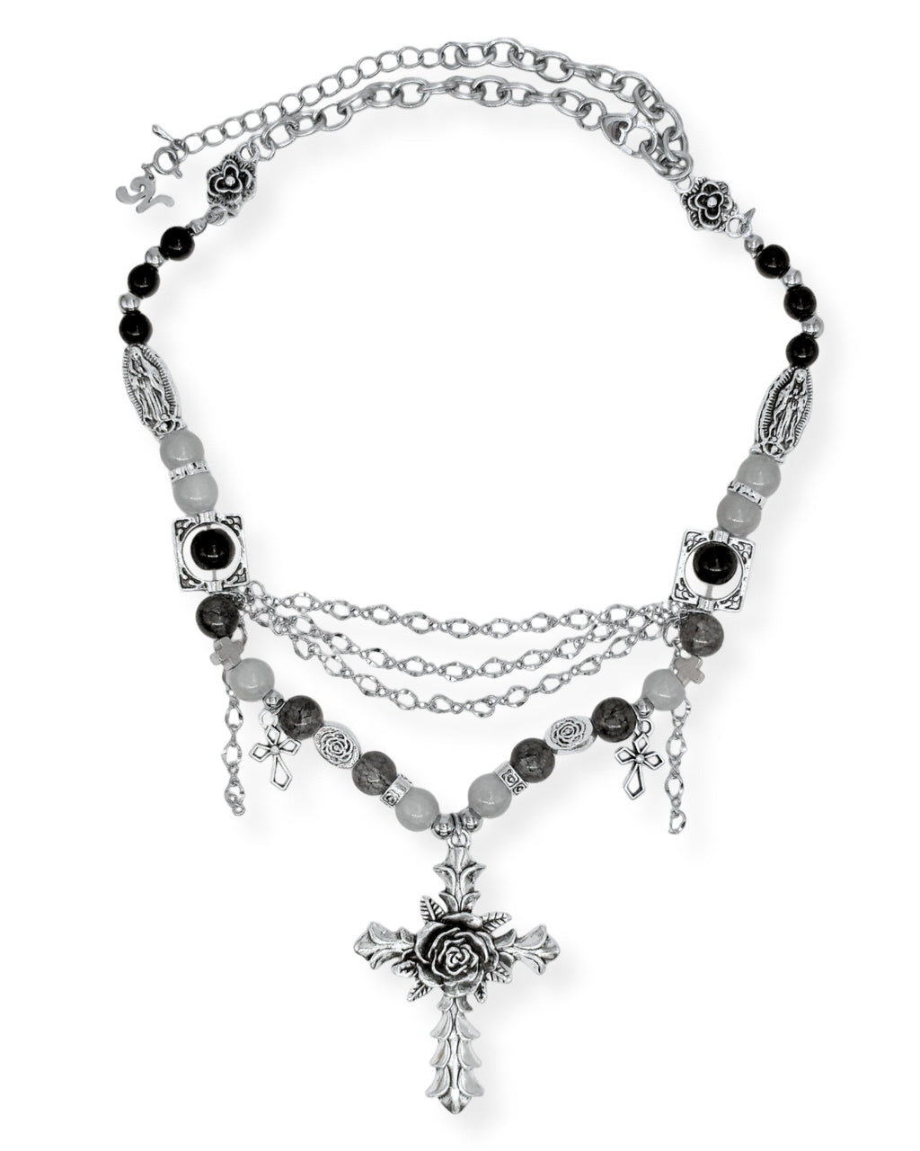 Sacred Rose Cross Necklace BLIND BOX