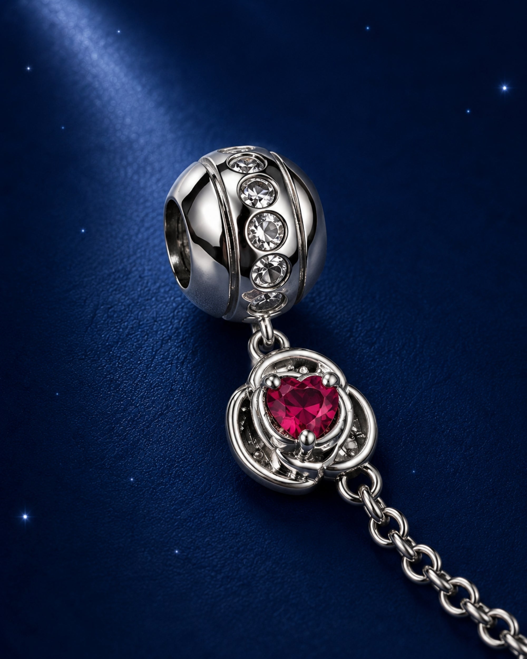 Hyunjin Rose Safety Chain Charm