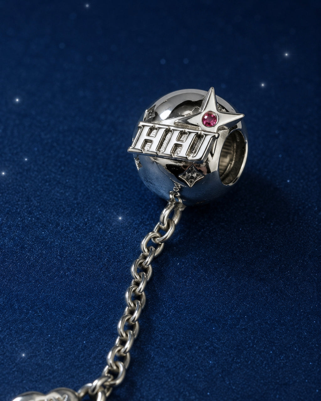 Hyunjin Rose Safety Chain Charm