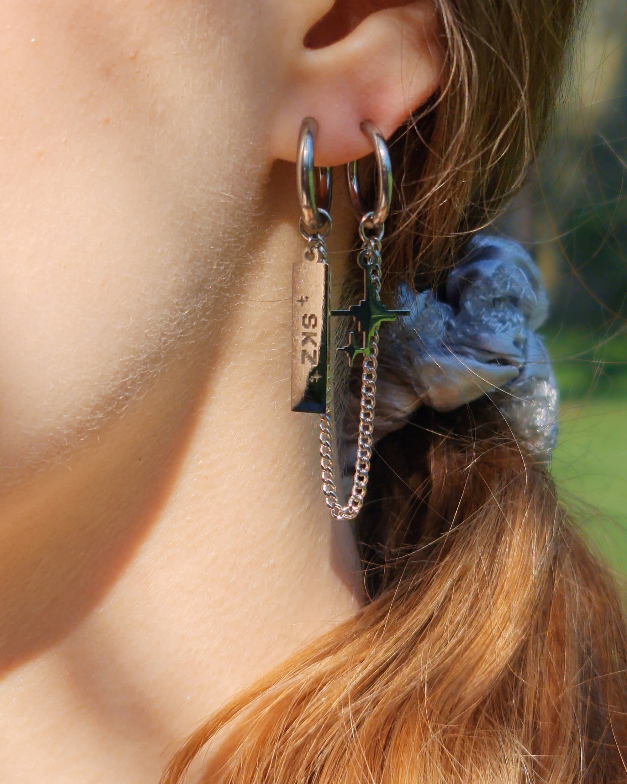 Stray Kids Stay Pixel Saturn Earrings – Nikaneko
