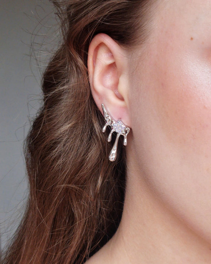 Futuristic Earrings Inspired by Aespa Girls - Nikaneko