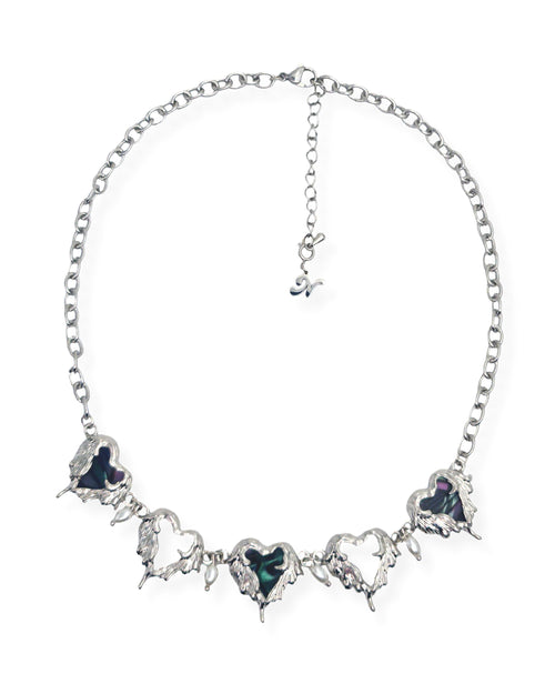 Aurora Heart Necklace - Nikaneko
