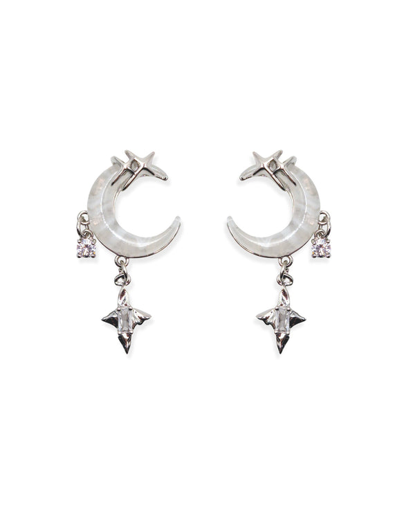 Moonstone Glow Earrings - Nikaneko